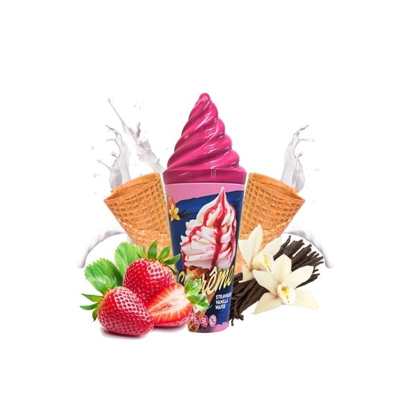 Premix Vape Maker Suprême 50/100ml - Strawberry Vanilla | Eliq Vapoteur