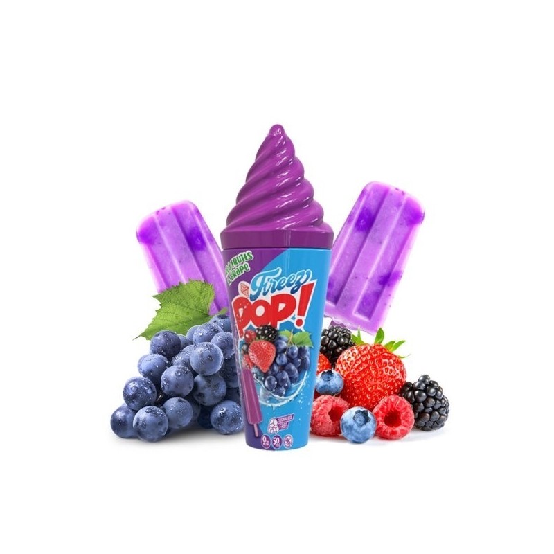 Premix Vape Maker Freez Pop 50/100ml - Pop Grape Red Fruits | Eliq Vapoteur