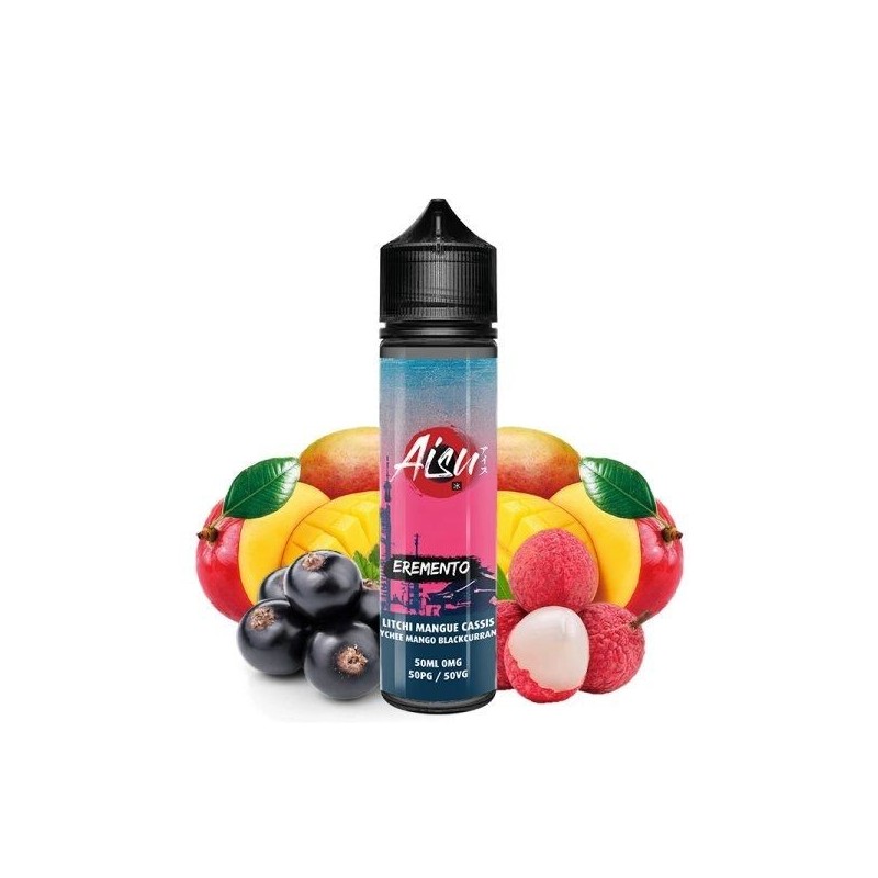 Premix Aisu By Zap Juice 50/60ml - Litchi Mangue Cassis | Eliq Vapoteur