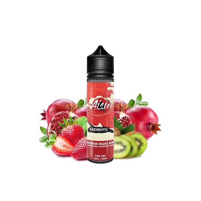 Premix Aisu By Zap Juice 50/60ml - Grenade Fraise Kiwi | Eliq Vapoteur