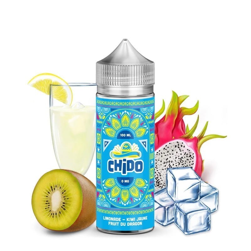 Chido Premix - Yellow Kiwi Dragon Fruit Lemonade 100/120ml | EliqVapoteur