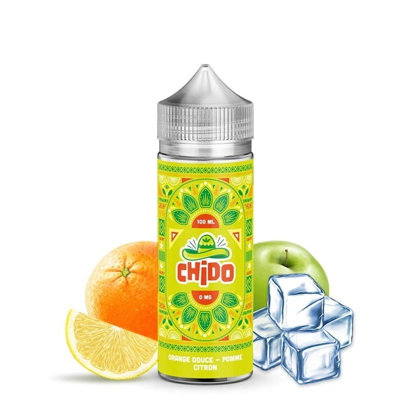 Premix Chido 100/120ml - Orange Douce Pomme Citron | Eliq Vapoteur