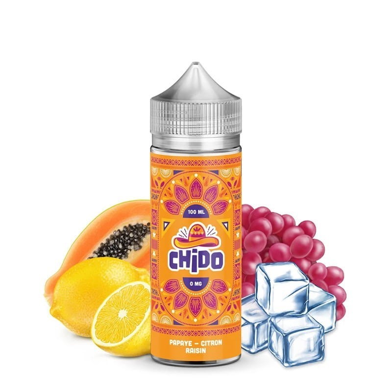 Chido Premix - Papaya Lemon Grape 100/120ml | EliqVapoteur