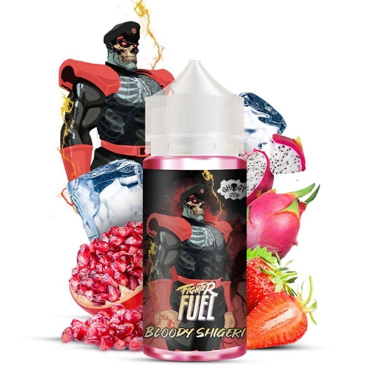 Premix Fighter Fuel 100/120ml - Bloody Shigeri | Eliq Vapoteur