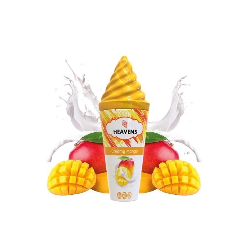 Premix Vape Maker Heavens  50/100ml - Creamy Mango | Eliq Vapoteur