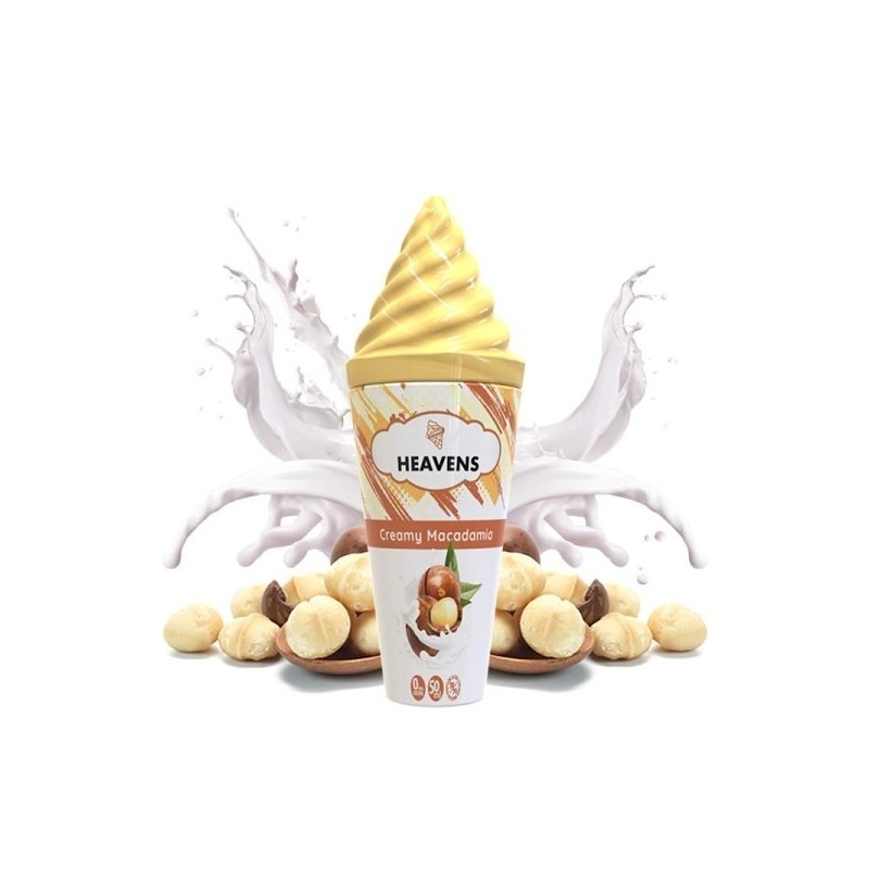 Premix Vape Maker Heavens 50/100ml - Creamy Macadamia | Eliq Vapoteur