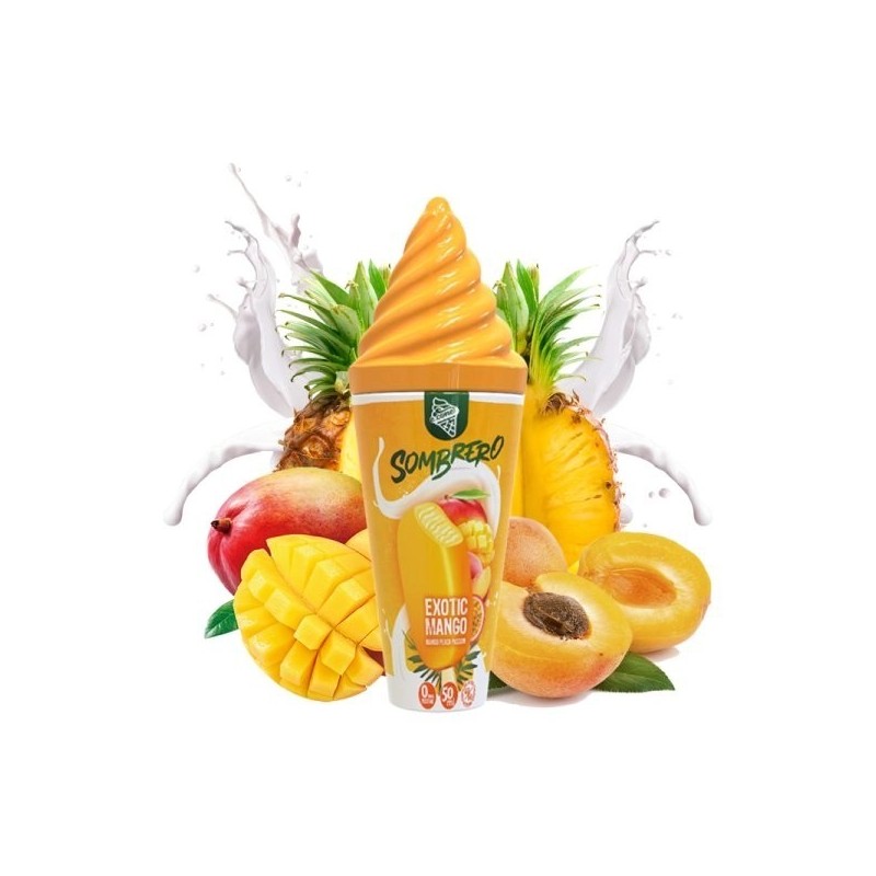 Premix Vape Maker Sombrero 50/100ml - Exotic Mango | Eliq Vapoteur