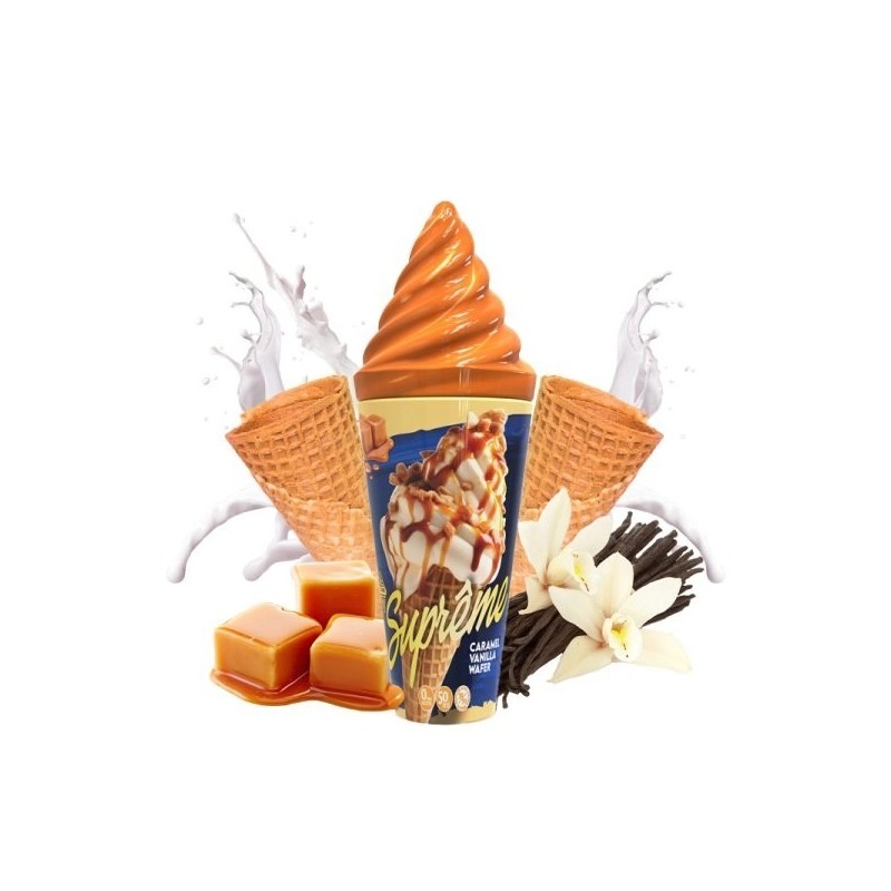 Premix Vape Maker Suprême 50/100ml - Caramel Vanilla | Eliq Vapoteur
