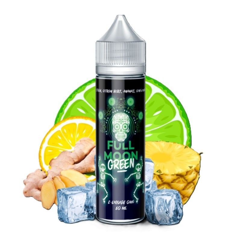 Premix Full Moon 50/60ml - Green | Eliq Vapoteur