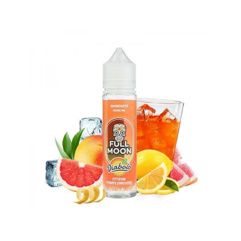 Premix Full Moon 50/60ml - Diabolo Citron Pamplemousse | Eliq Vapoteur