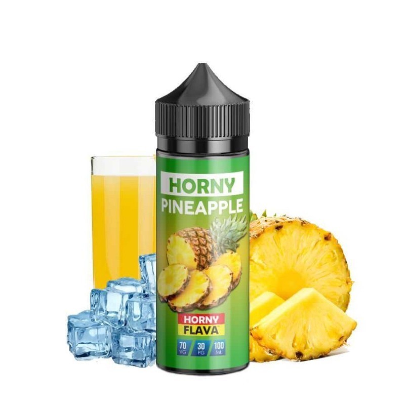 Premix Horny Flava 100/120ml - Pineapple | Eliq Vapoteur
