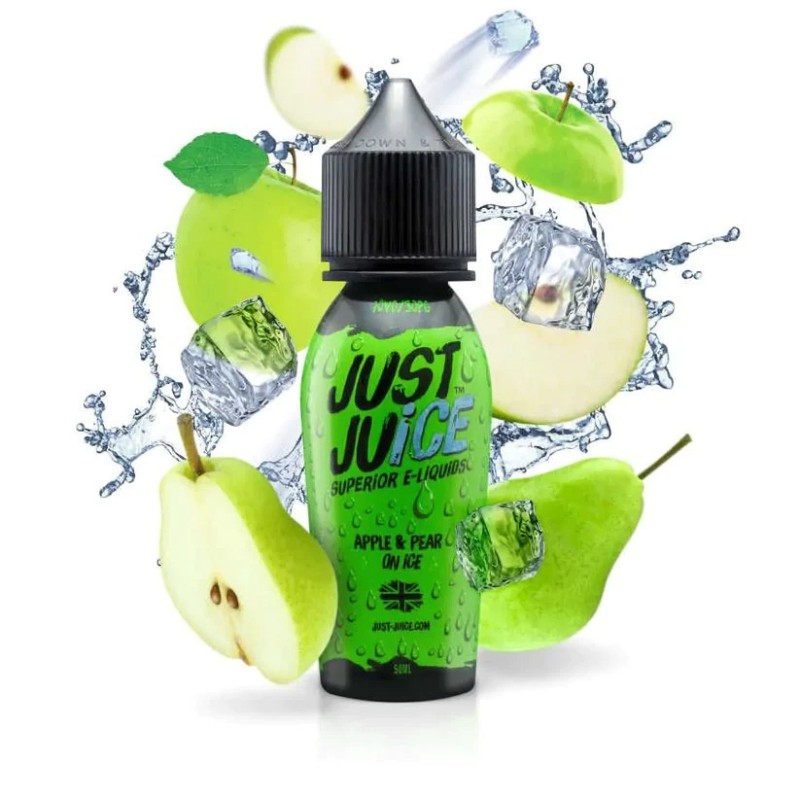 Premix Just Juice 50/60ml - Apple Pear On Ice | Eliq Vapoteur