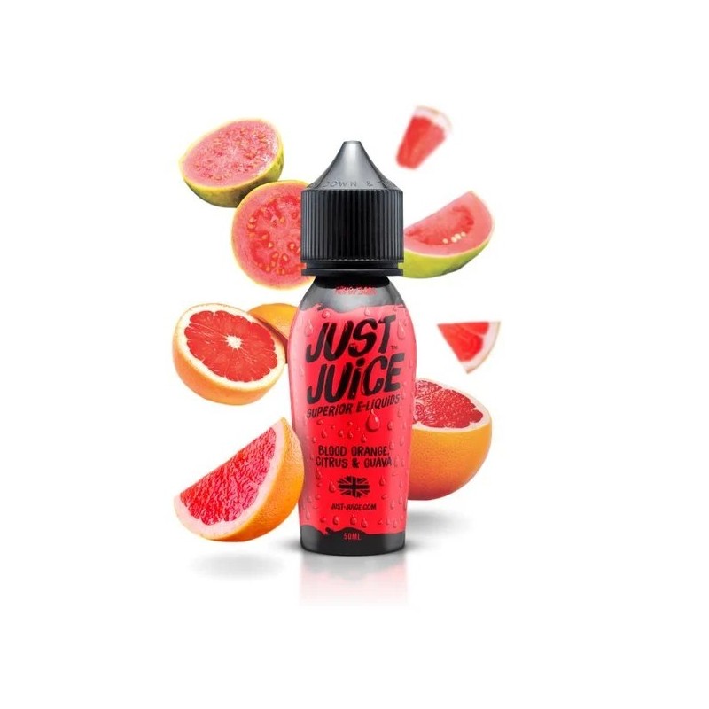 Premix Just Juice 50/60ml - Blood Orange Citrus & Guava | Eliq Vapoteur