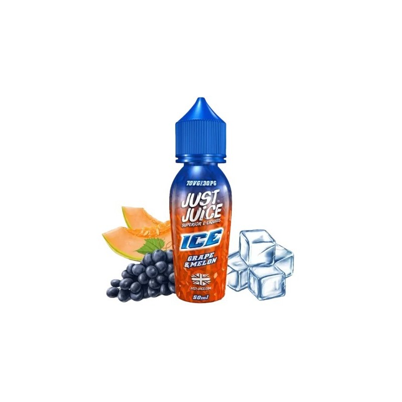 Premix Just Juice 50/60ml - Grape & Melon Ice | Eliq Vapoteur
