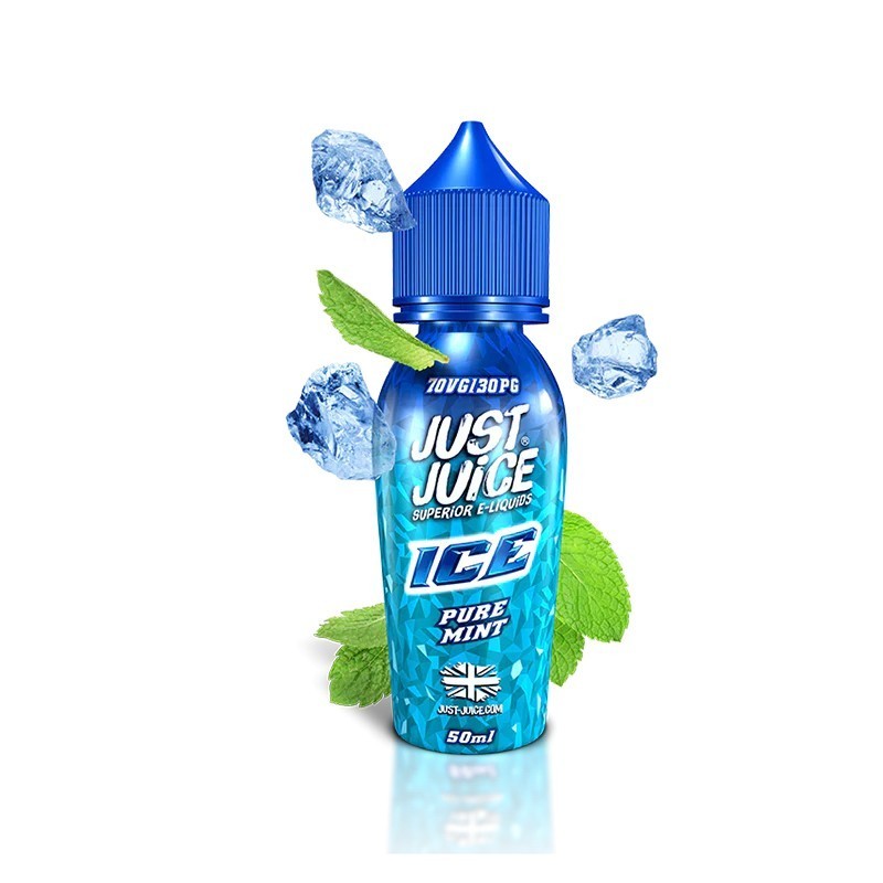 Premix Just Juice 50/60ml - Pure Mint Ice | Eliq Vapoteur