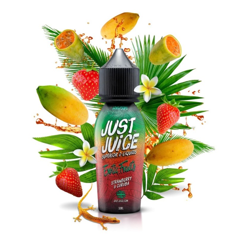 Premix Just Juice 50/60ml - Strawberry & Curuba | Eliq Vapoteur