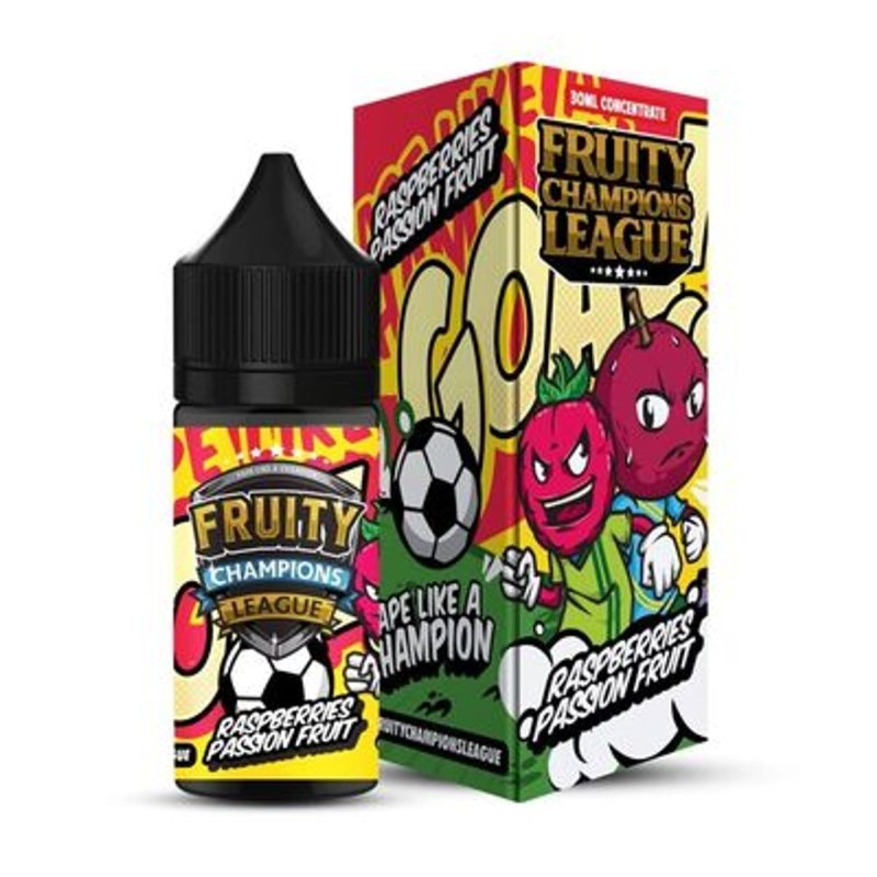 Fruity Champions League 30ml - Raspberries Passion Fruit | Eliq Vapoteur
