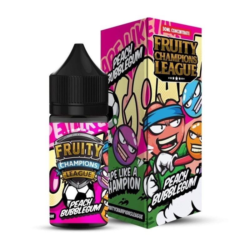 Fruity Champions League 30ml - Peach Bubblegum | Eliq Vapoteur