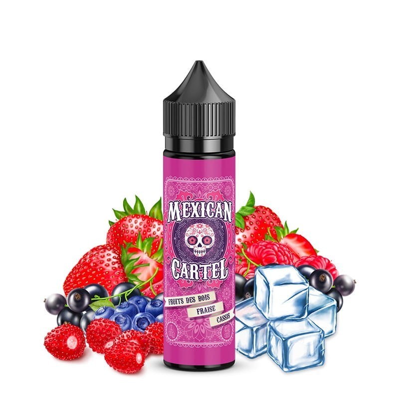 Premix Mexican Cartel 50/60ml - Fruits des Bois Fraise Cassis | Eliq Vapoteur