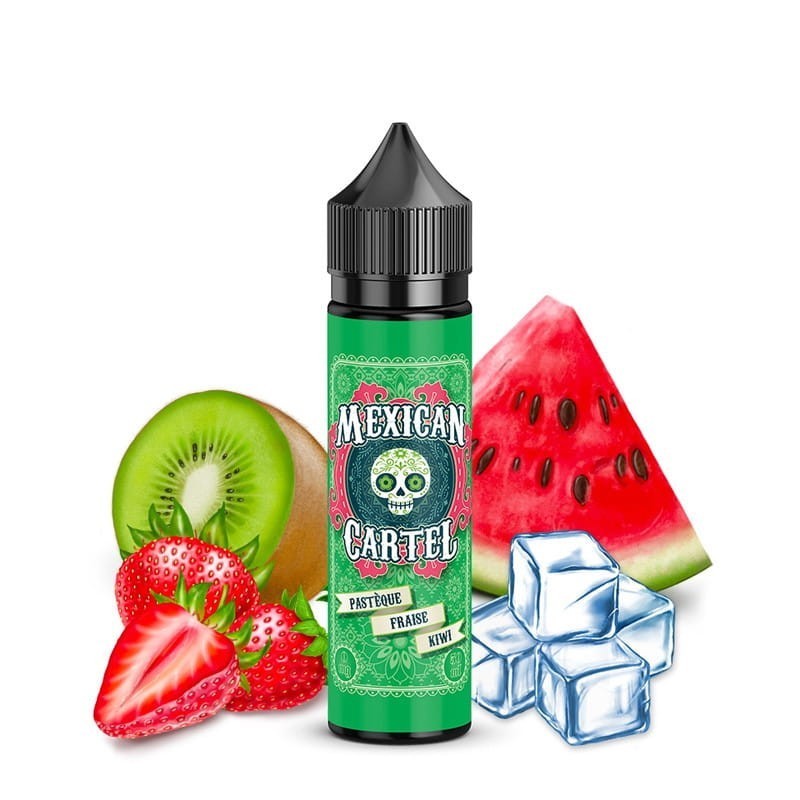 Premix Mexican Cartel 50/60ml - Pastèque Fraise Kiwi | Eliq Vapoteur