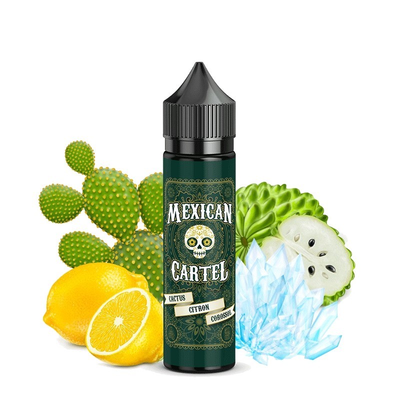Premix Mexican Cartel 50/60ml - Cactus Citron Corossol | Eliq Vapoteur