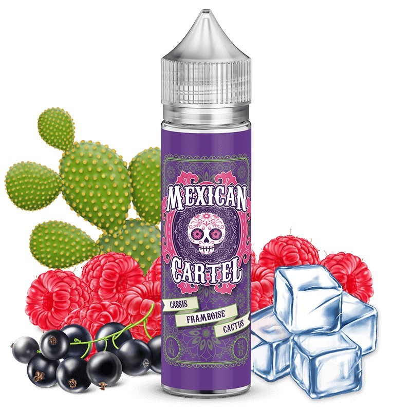 Premix Mexican Cartel 50/60ml - Cassis Framboise Cactus | Eliq Vapoteur