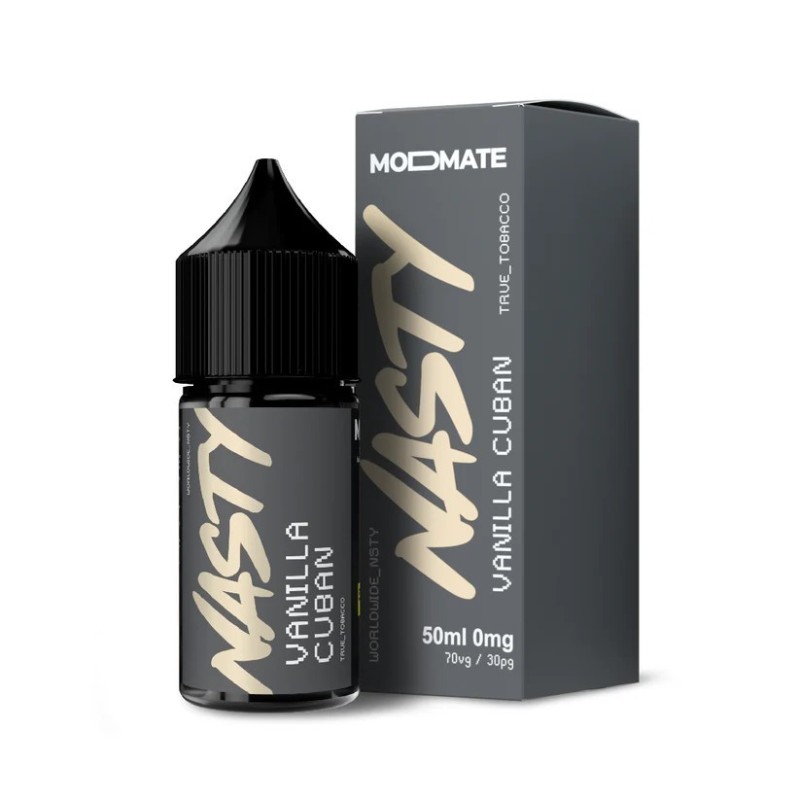 Premix Nasty Juice 50/60ml - Vanilla Cuban | Eliq Vapoteur