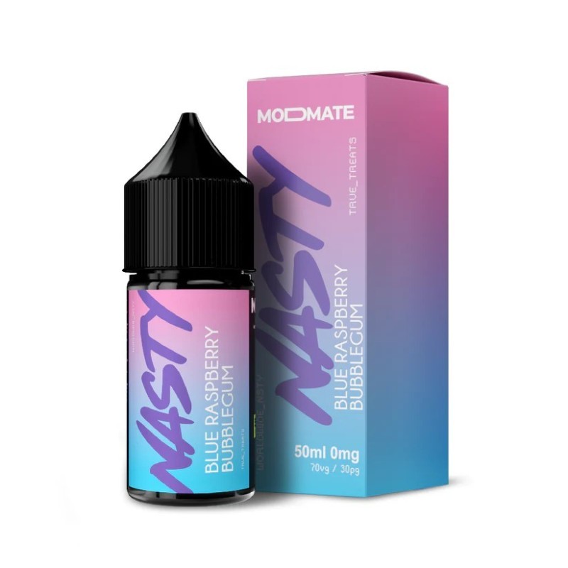 Premix Nasty Juice 50/60ml - Blue Raspberry Bubblegum | Eliq Vapoteur