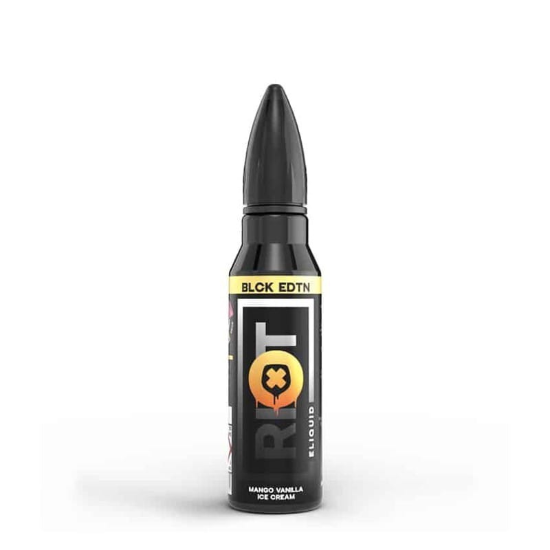 Premix Riot Squad BLACK EDITION 50/60ml - Mangue Vanille Crème Glacée | EliqVapoteur