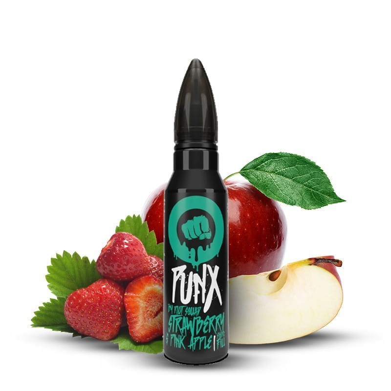 Premix Riot Squad Punx 50/60ml - Strawberry & Pink Apple | Eliq Vapoteur