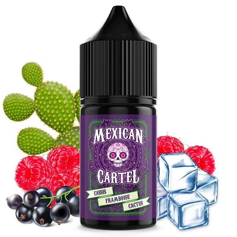 Aromat Mexican Cartel - Cassis Framboise Cactus 30ml | Eliq Vapoteur