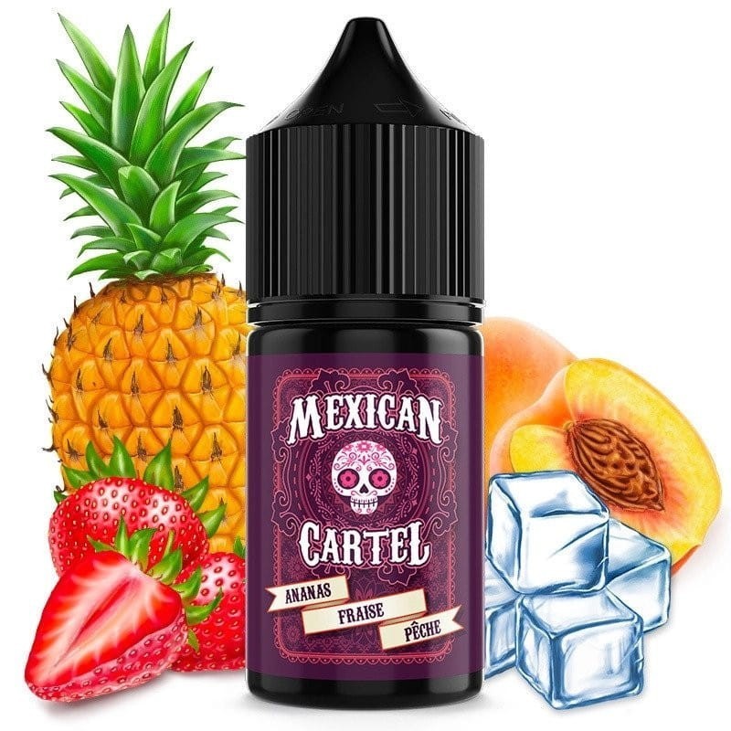 Aromat Mexican Cartel - Ananas Fraise Pêche 30ml | Eliq Vapoteur