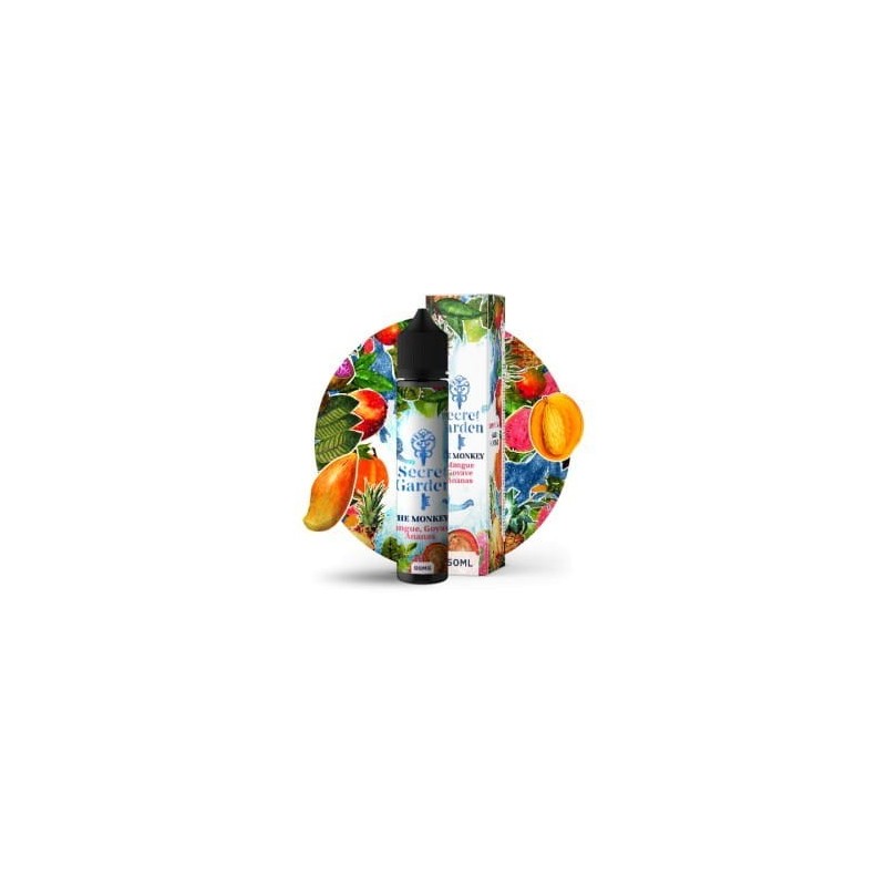 Premix Secret Garden by Secret's LAb 50/70ml - The Monkey | Eliq Vapoteur