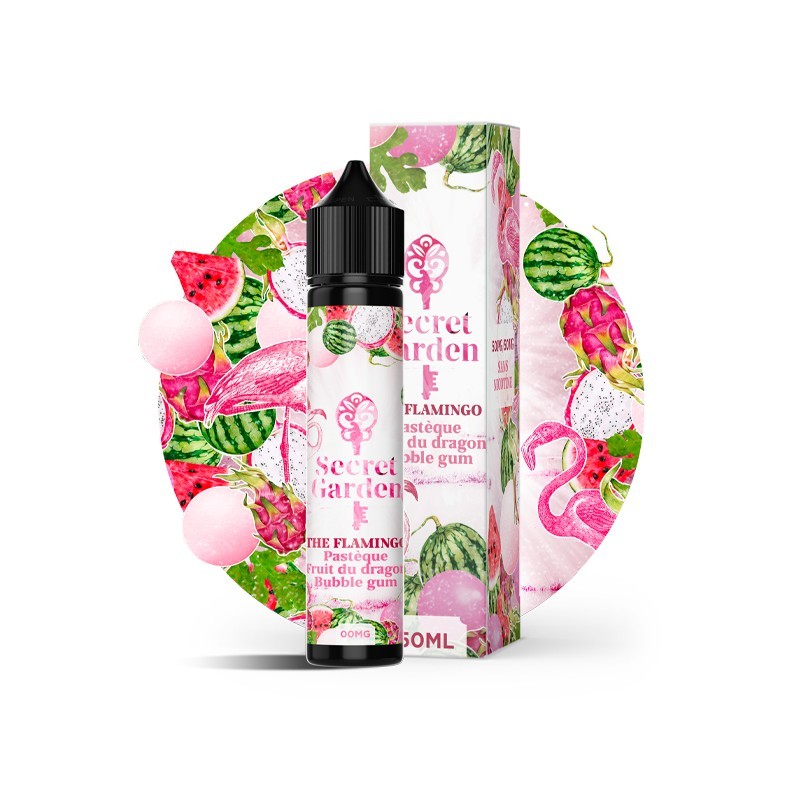 Premix Secret Garden par Secret's Lab 50/70ml - Le Flamant | Eliq Vapoteur