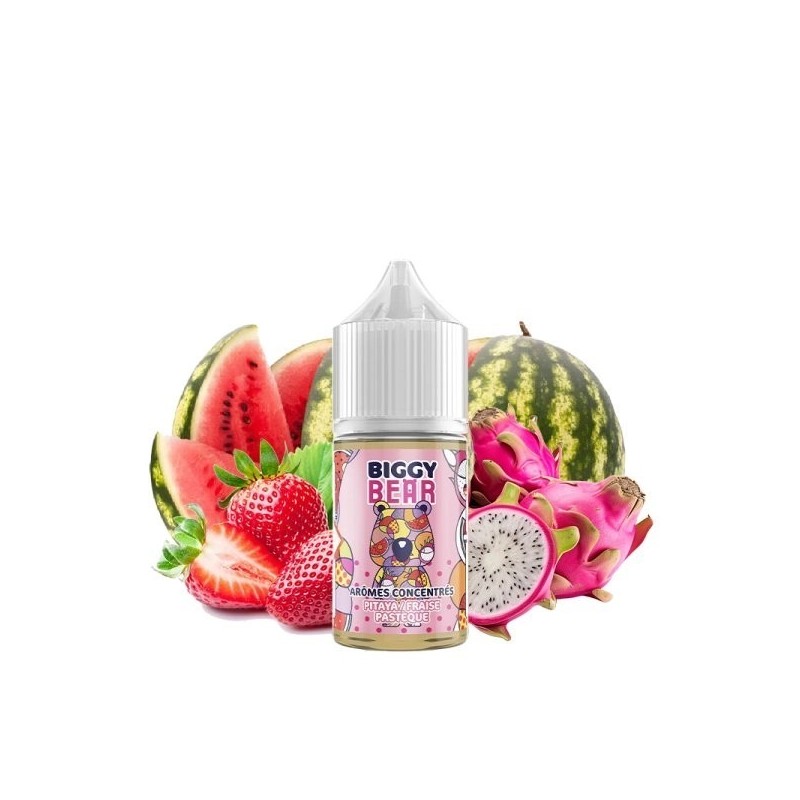 Koncentrat Biggy Bear - Pitaya Fraise Pastèque 30ml | Eliq Vapoteur