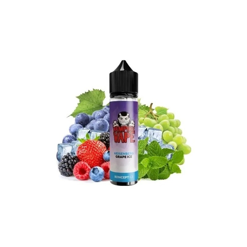 Premix Vampire Vape 50/60ml - Heisenberg Grape Ice | Eliq Vapoteur