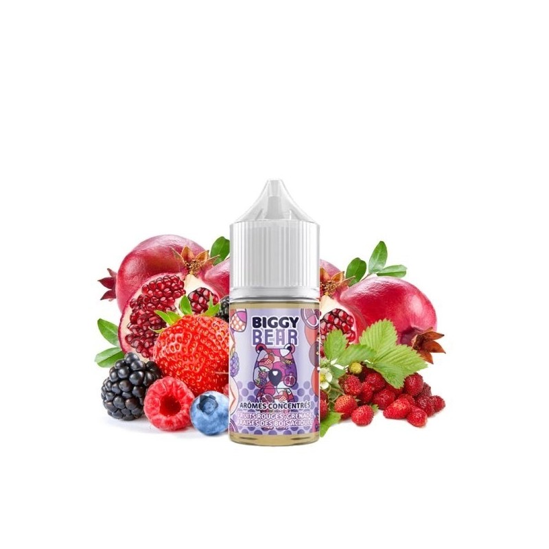 Koncentrat Biggy Bear - Fruits Rouges Grenade Fraise des Bois Acidulèes 30ml | Eliq Vapoteur