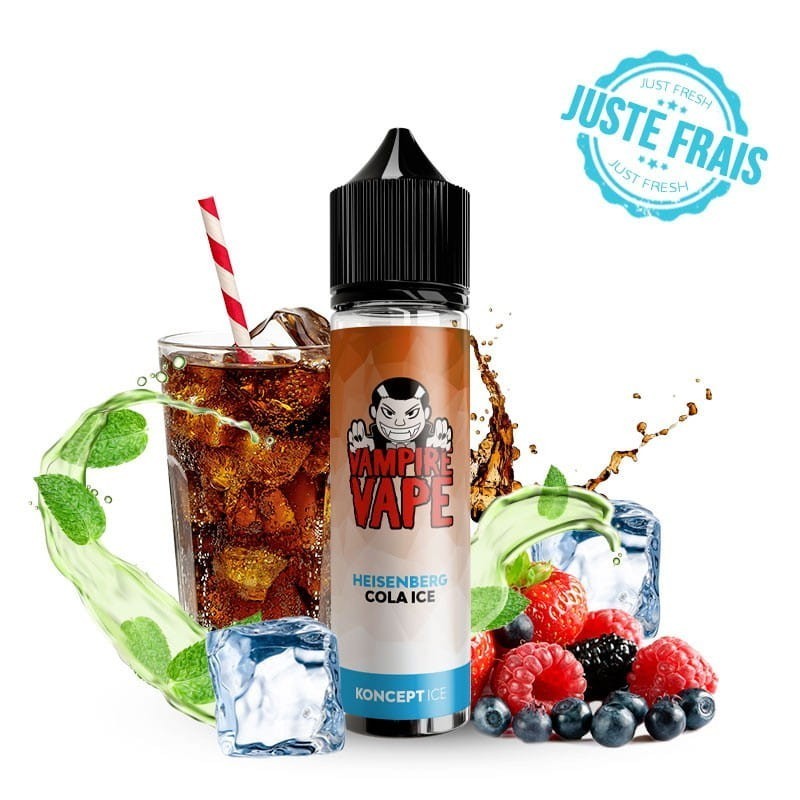 Premix Vampire Vape 50/60ml - Heisenberg Cola Ice | Eliq Vapoteur