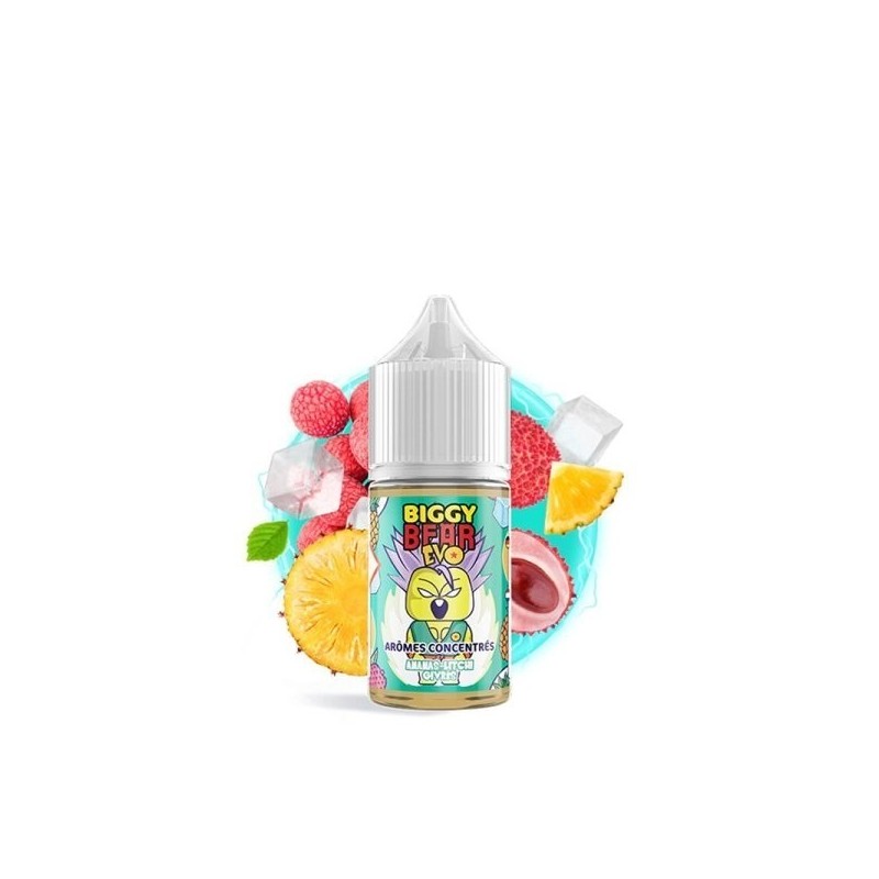 Koncentrat Biggy Bear EVO - Ananas Litchi Givrés 30ml | Eliq Vapoteur