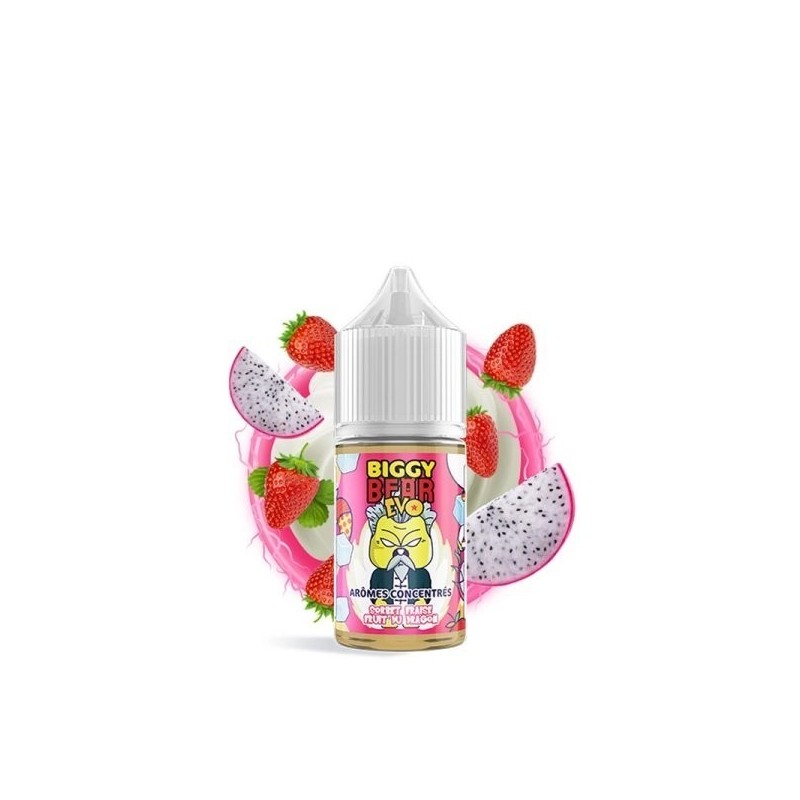 Koncentrat Biggy Bear - Sorbet Fraise Fruit du Dragon 30ml | Eliq Vapoteur