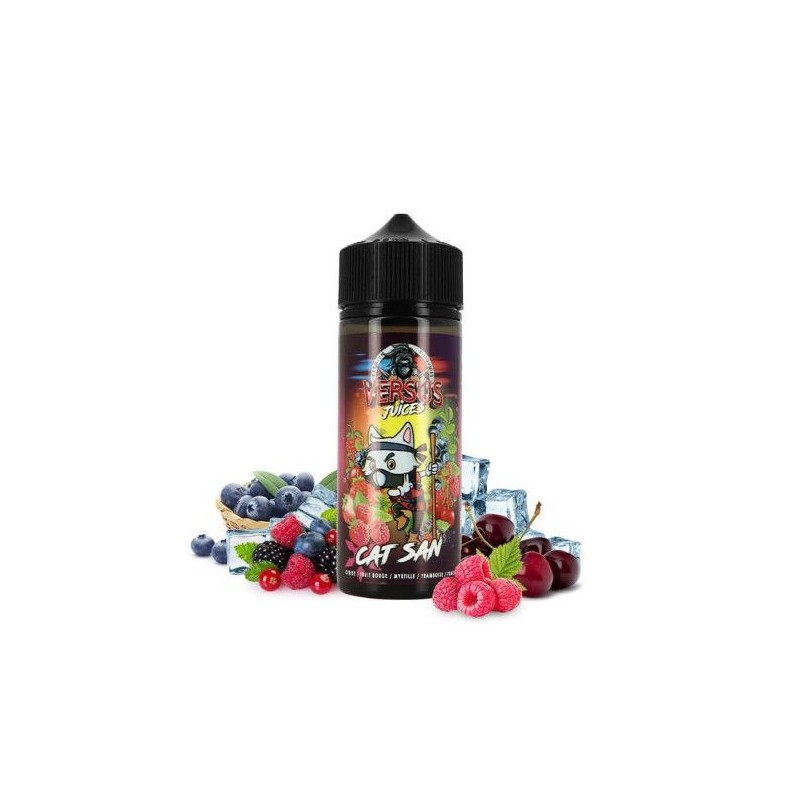 Premix Versus Juice 100/120ml - Cat San | Eliq Vapoteur