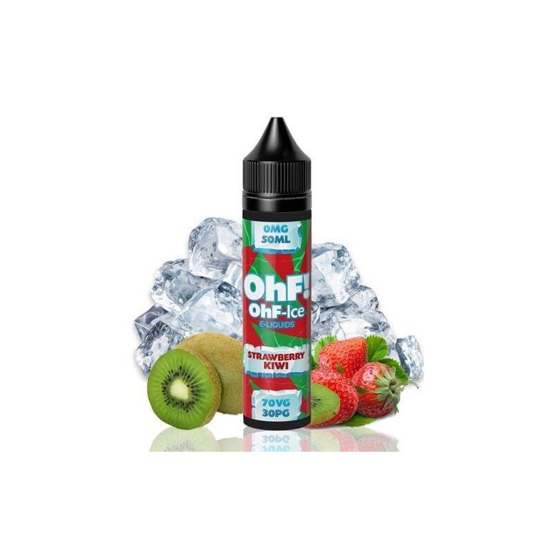Premix Ohf! Ice 70/30 50/60ml - Strawberry Kiwi | Eliq Vapoteur