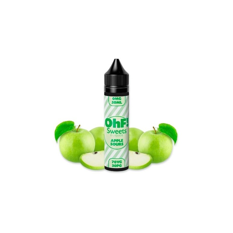 Premix Ohf! Sweets 70/30 50/60ml - Apple Sours | Eliq Vapoteur