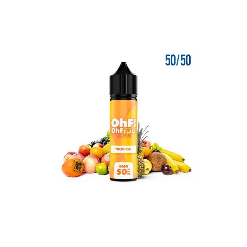 Premix Ohf! Fruit 50/50 50/60ml - Tropical | Eliq Vapoteur
