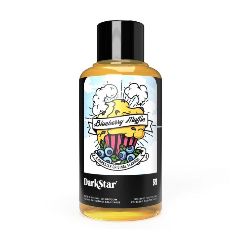 Koncentrat DarkStar by Chefs Flavours - Blueberry Muffin 30ml | Eliq Vapoteur