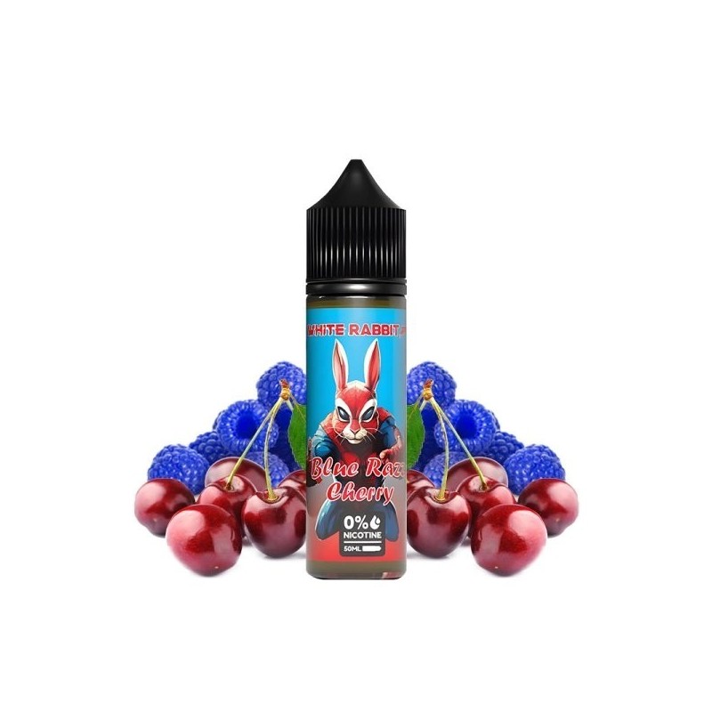 Premix White Rabbit 50/60ml - Blue Razz Cherry | Eliq Vapoteur