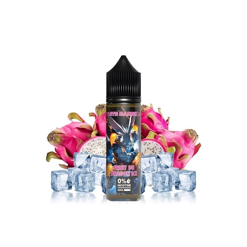 Premix White Rabbit 50/60ml - Dragon Fruit Ice | Eliq Vapoteur