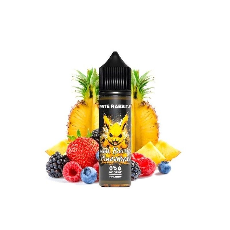 Premix White Rabbit 50/60ml - Red Berries Pineapple | Eliq Vapoteur