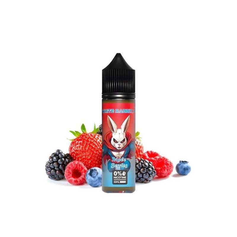 Premix White Rabbit 50/60ml - Triple Berries | Eliq Vapoteur