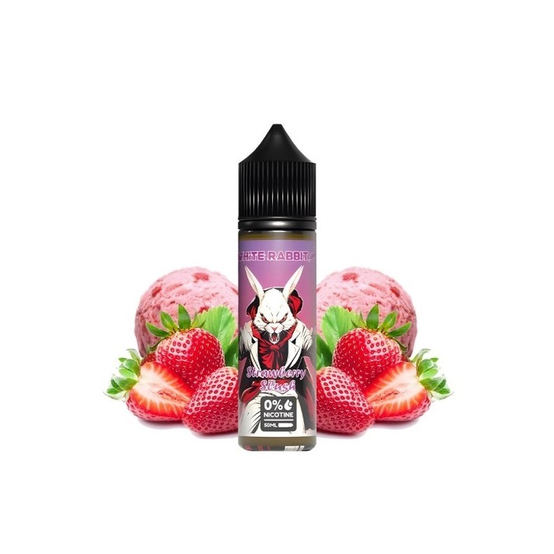 Premix White Rabbit 50/60ml - Fraise Slush | EliqVapoteur